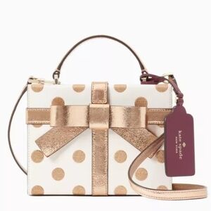 Kate Spade Retired Wrapping Party Gift Box Crossbody